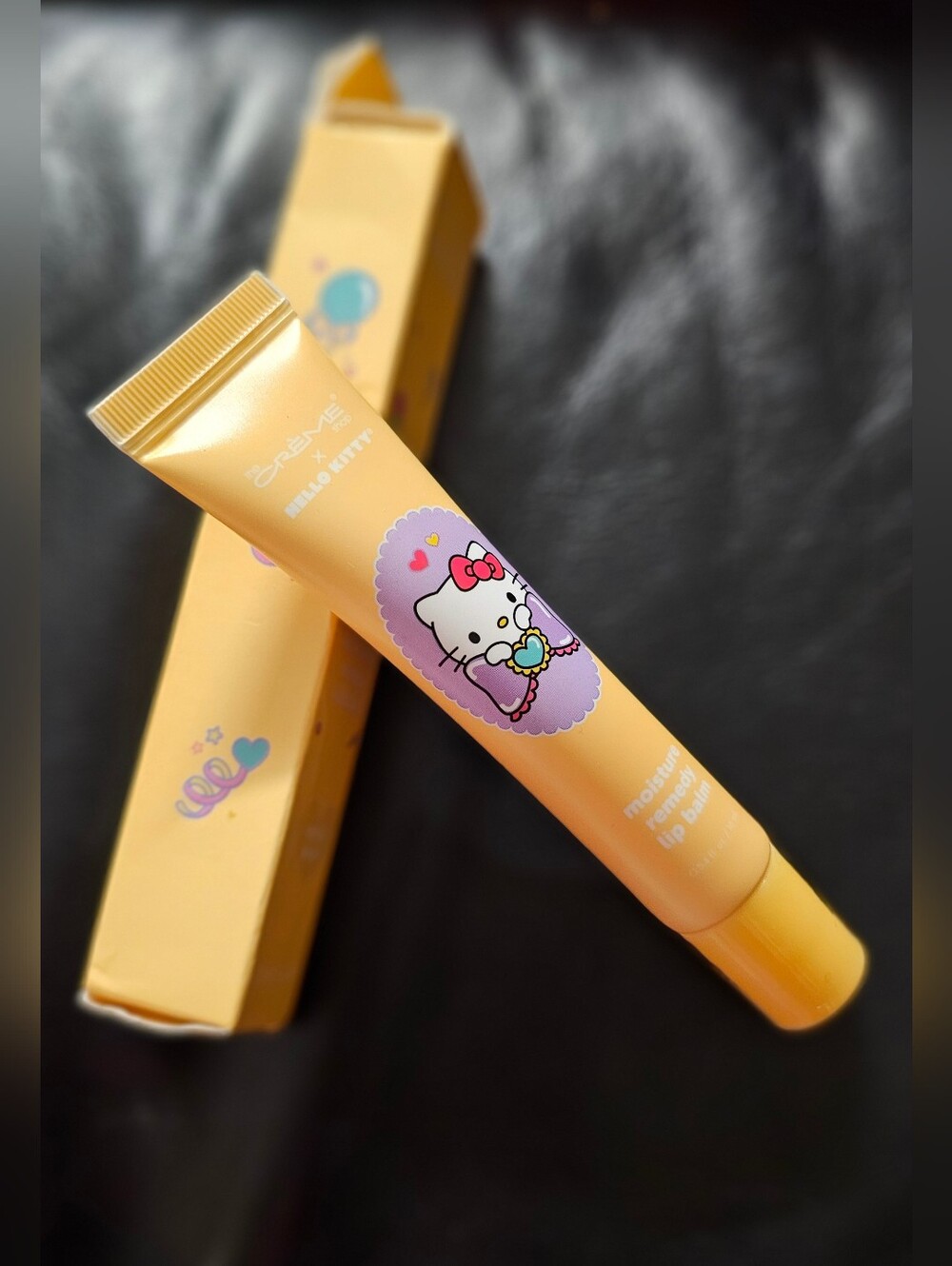 Creme Shop X Hello Kitty Moisture Remedy Lip Balm Mango Dream Full Size NWT - Picture 3 of 7